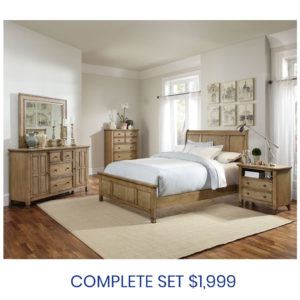 bedroom set $1,999