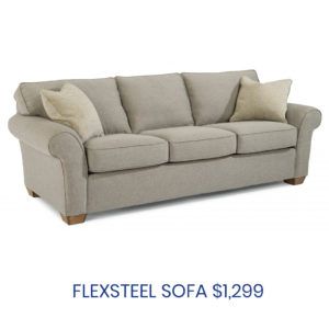 flexsteel sofa $1,299
